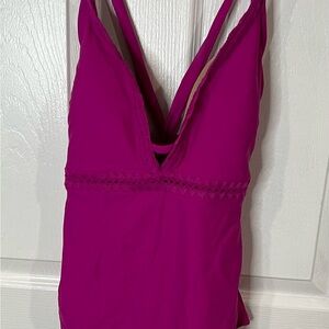 Vibrant Pink One-Piece Swimsuit